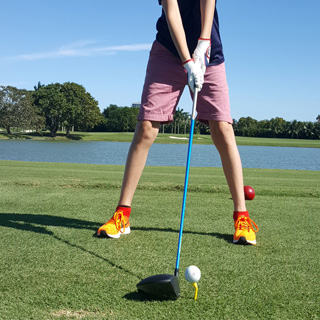Golf Joy Tee in action